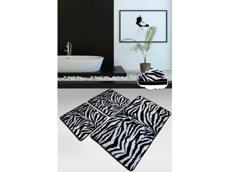 L`ESSENTIEL MAISON Set 3 prostirke za kupatilo Strıped