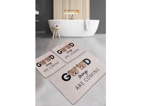 L`ESSENTIEL MAISON Set 3 prostirke za kupatilo Things Djt