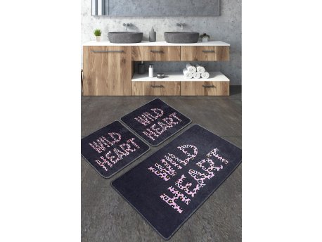 L`ESSENTIEL MAISON Set 3 prostirke za kupatilo Wild Heart Djt