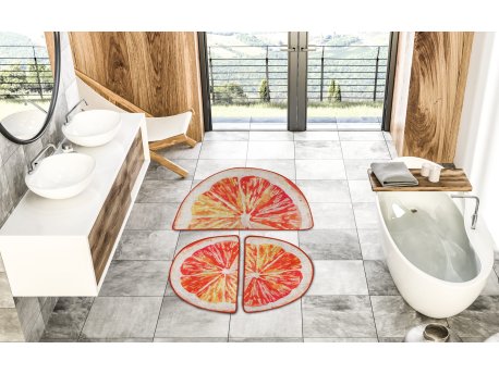 L`ESSENTIEL MAISON Set 3 prostirke za kupatilo Greyfurt Djt