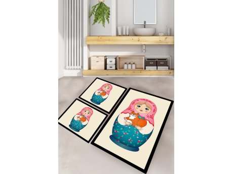 L`ESSENTIEL MAISON Set 3 prostirke za kupatilo Tumbler