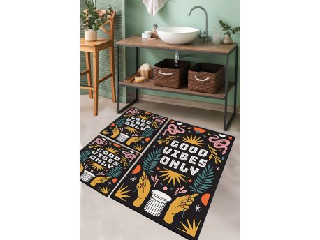 L`ESSENTIEL MAISON Set 3 prostirke za kupatilo Snake Trinket