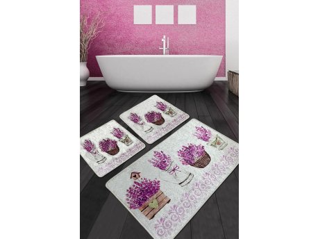 L`ESSENTIEL MAISON Set 3 prostirke za kupatilo Giardino Di Lavanda Djt