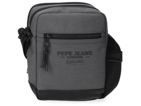 Pepe Jeans Muška torbica 22cm sa dve pregrade PJL Waltford grey