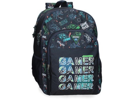 MOVOM Ranac za školu 46cm Gamer