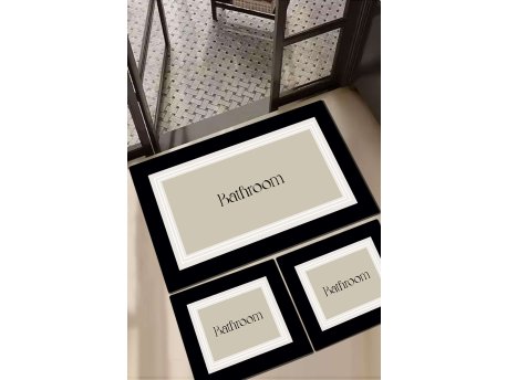 L`ESSENTIEL MAISON Set 3 prostirke za kupatilo Roose