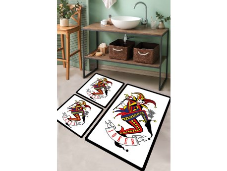 L`ESSENTIEL MAISON Set 3 prostirke za kupatilo Joker