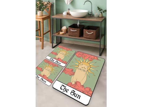 L`ESSENTIEL MAISON Set 3 prostirke za kupatilo Sunny The Sun