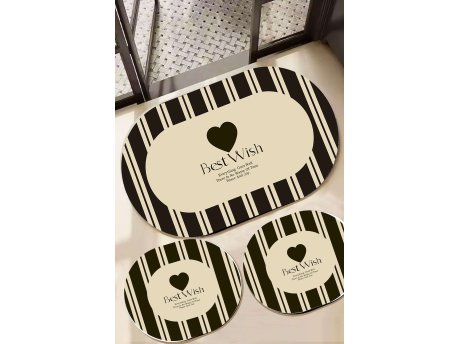 L`ESSENTIEL MAISON Set 3 prostirke za kupatilo Best Wish