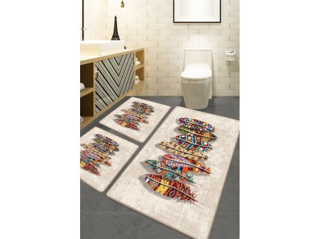 L`ESSENTIEL MAISON Set 3 prostirke za kupatilo Rovny