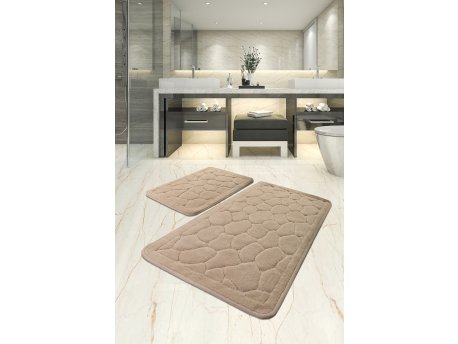 L`ESSENTIEL MAISON Set 2 prostirke za kupatilo Lino Rock