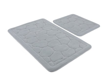 L`ESSENTIEL MAISON Set 2 prostirke za kupatilo Lino Blue