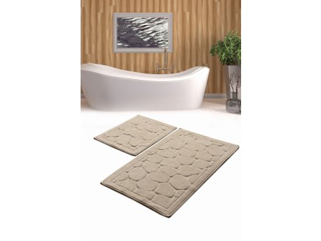 L`ESSENTIEL MAISON Set 2 prostirke za kupatilo Lino Mink