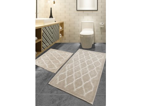 L`ESSENTIEL MAISON Set 2 prostirke za kupatilo Dante Beige