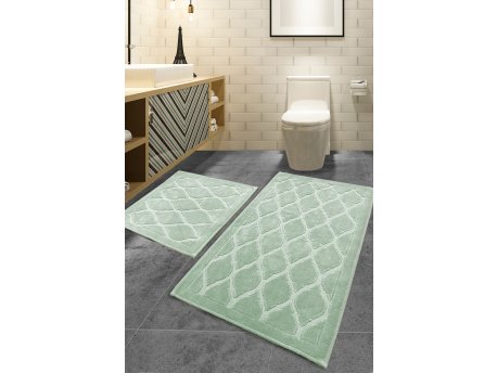 L`ESSENTIEL MAISON Set 2 prostirke za kupatilo Dante Mint