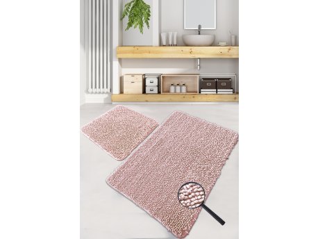 L`ESSENTIEL MAISON Set 2 prostirke za kupatilo Victoria Powder