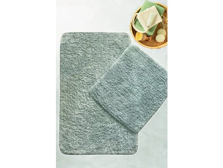 L`ESSENTIEL MAISON Set 2 prostirke za kupatilo Cotton Basic Grey