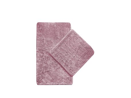 L`ESSENTIEL MAISON Set 2 prostirke za kupatilo Cotton Basic Pink