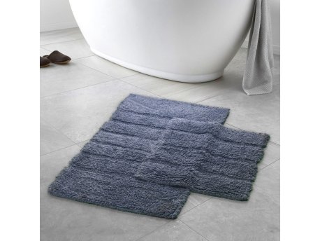 L`ESSENTIEL MAISON Set 2 prostirke za kupatilo Milano Silver