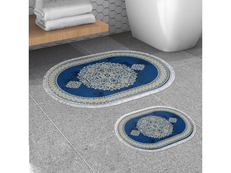 L`ESSENTIEL MAISON Set 2 prostirke za kupatilo 410602 O Blue