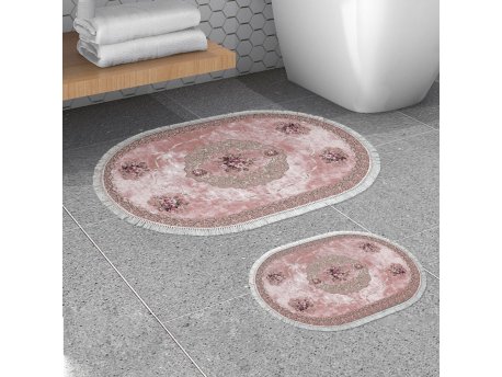 L`ESSENTIEL MAISON Set 2 prostirke za kupatilo 410616 O Powder