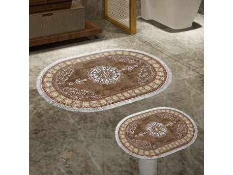 L`ESSENTIEL MAISON Set 2 prostirke za kupatilo 410615 O Beige