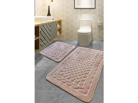 L`ESSENTIEL MAISON Set 2 prostirke za kupatilo Bambi Powder