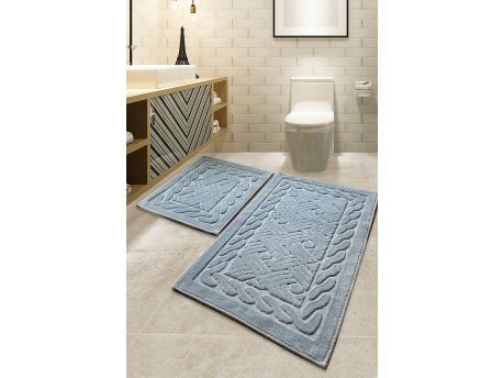 L`ESSENTIEL MAISON Set 2 prostirke za kupatilo Daniel Blue