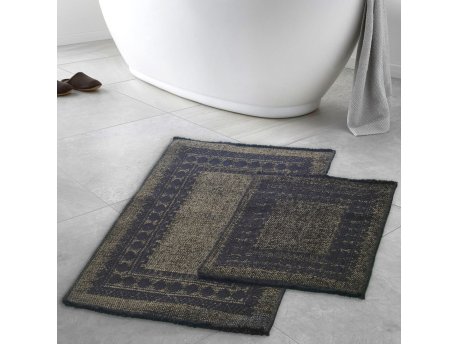 L`ESSENTIEL MAISON Set 2 prostirke za kupatilo Venedik Green