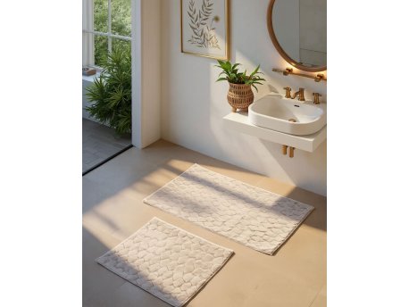 L`ESSENTIEL MAISON Set 2 prostirke za kupatilo Rabbit Beige