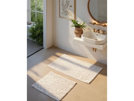 L`ESSENTIEL MAISON Set 2 prostirke za kupatilo Rabbit Ecru