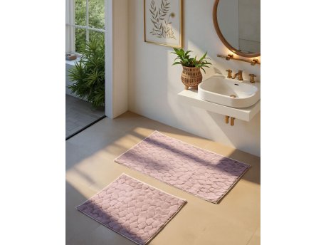 L`ESSENTIEL MAISON Set 2 prostirke za kupatilo Rabbit Pink