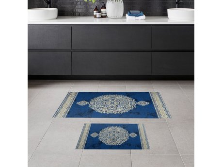 L`ESSENTIEL MAISON Set 2 prostirke za kupatilo 510602 Blue