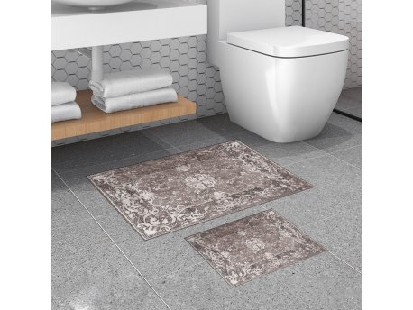 L`ESSENTIEL MAISON Set 2 prostirke za kupatilo 510610 Brown