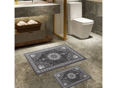 L`ESSENTIEL MAISON Set 2 prostirke za kupatilo 510615 Grey