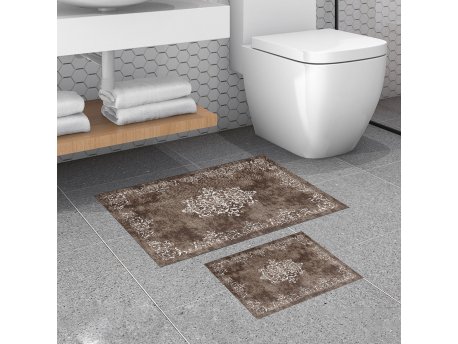 L`ESSENTIEL MAISON Set 2 prostirke za kupatilo 510616 Brown