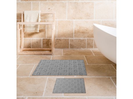 L`ESSENTIEL MAISON Set 2 prostirke za kupatilo 510605 Grey