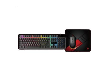 FANTECH Tastatura + miš + podloga USB P31 Hero 3u1 crna