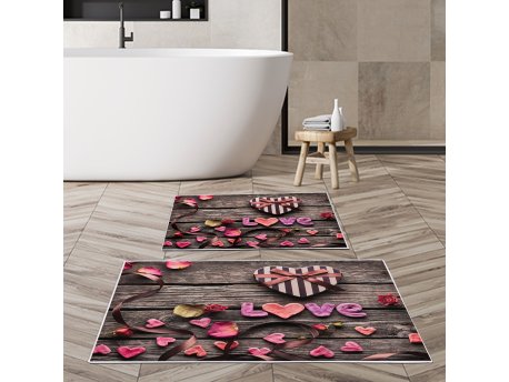 L`ESSENTIEL MAISON Set 2 prostirke za kupatilo Kt427