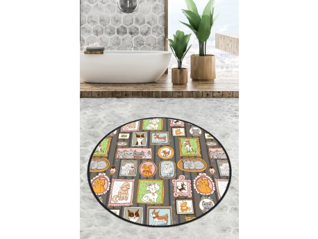 L`ESSENTIEL MAISON Prostirka za kupatilo Callatte Circle Djt 200