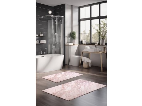 L`ESSENTIEL MAISON Set 2 prostirke za kupatilo CT 5034 Pink