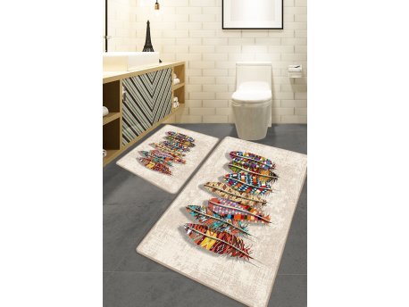 L`ESSENTIEL MAISON Set 2 prostirke za kupatilo Rovny