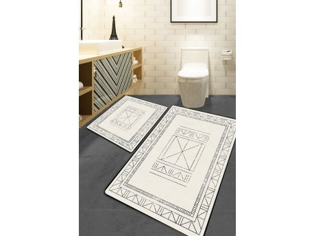 L`ESSENTIEL MAISON Set 2 prostirke za kupatilo Touch Ecru