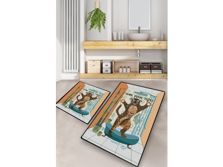 L`ESSENTIEL MAISON Set 2 prostirke za kupatilo Tame Your Tiger