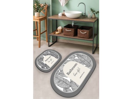 L`ESSENTIEL MAISON Set 2 prostirke za kupatilo Earth Surface