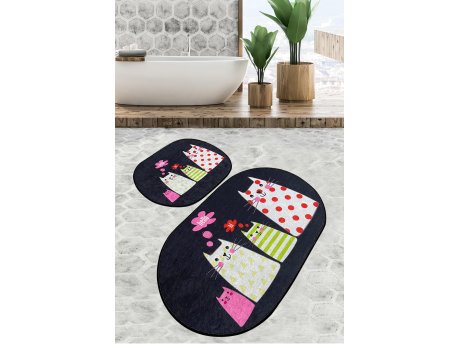 L`ESSENTIEL MAISON Set 2 prostirke za kupatilo Four Cats Djt