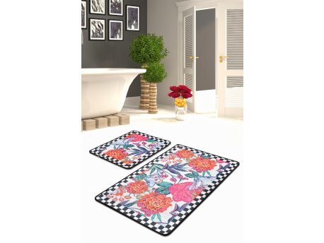 L`ESSENTIEL MAISON Set 2 prostirke za kupatilo Flori