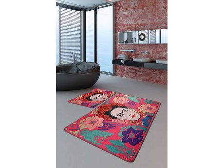 L`ESSENTIEL MAISON Set 2 prostirke za kupatilo Frida Pink