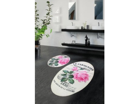 L`ESSENTIEL MAISON Set 2 prostirke za kupatilo Jardiner Oval