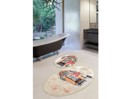 L`ESSENTIEL MAISON Set 2 prostirke za kupatilo Cafe Djt